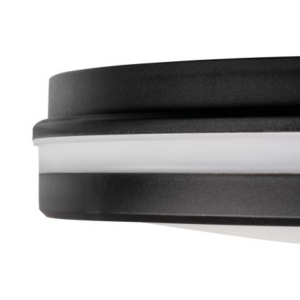 LED-ulkokattovalaisin BENO ECO LED/40W/230V 3000/4000/6500K halkaisija 40 cm IP65 musta