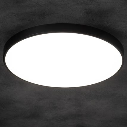 Himmennettävä LED-kattovalaisin PLAFON LED/20W/230V 3000-6500K Wi-Fi musta