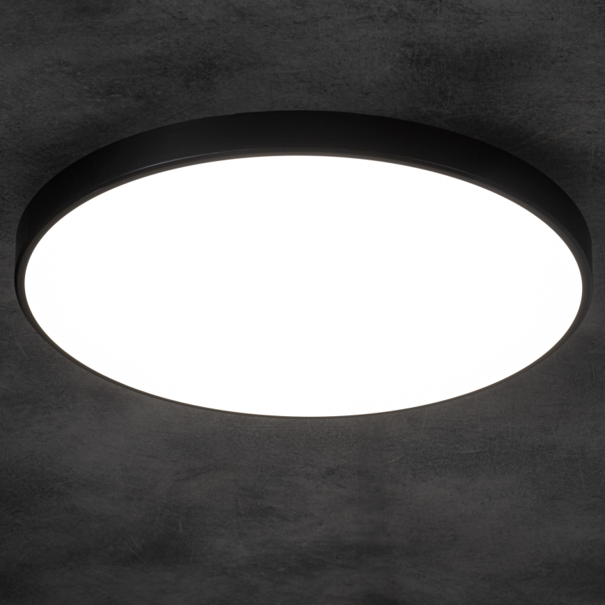 Himmennettävä LED-kattovalaisin PLAFON LED/20W/230V 3000-6500K Wi-Fi musta