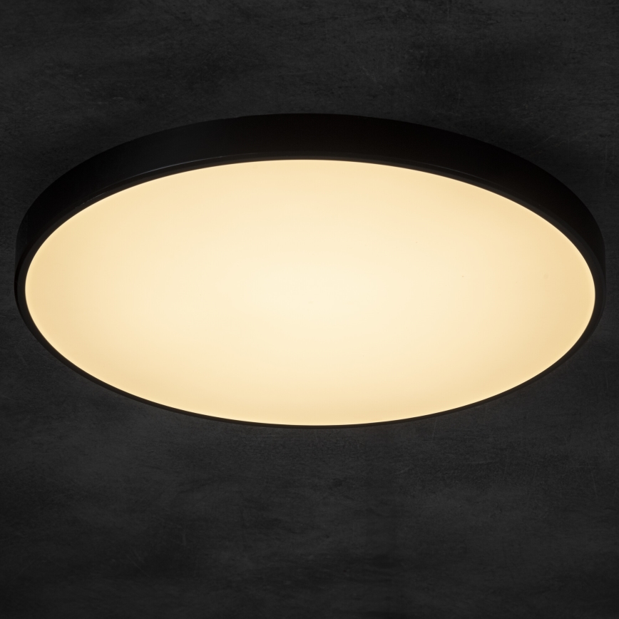 Himmennettävä LED-kattovalaisin PLAFON LED/20W/230V 3000-6500K Wi-Fi musta