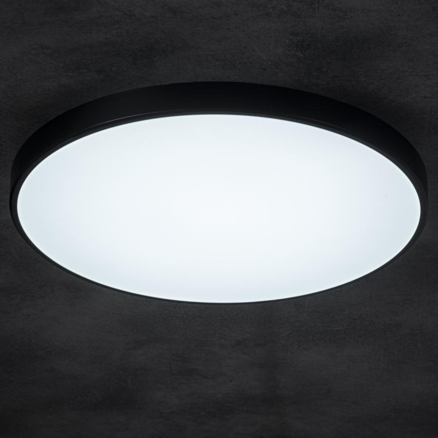 Himmennettävä LED-kattovalaisin PLAFON LED/20W/230V 3000-6500K Wi-Fi musta