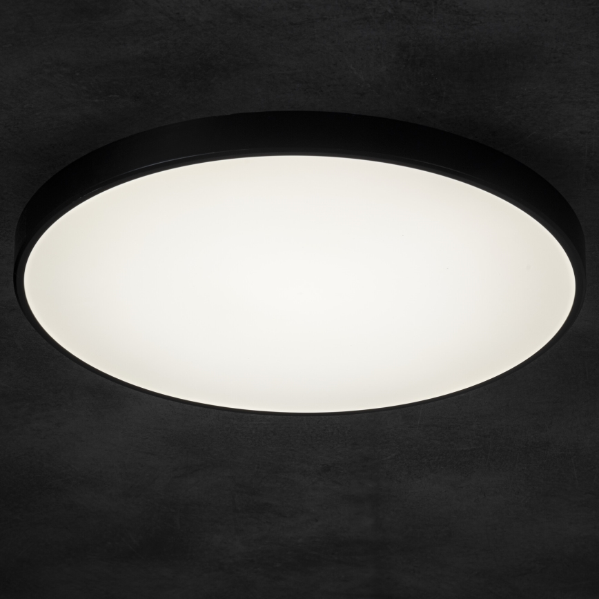 Himmennettävä LED-kattovalaisin PLAFON LED/20W/230V 3000-6500K Wi-Fi musta