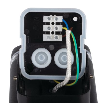 Ulkoseinävalaisin ZEVI 1xGU10/10W/230V IP54 antrasiitti