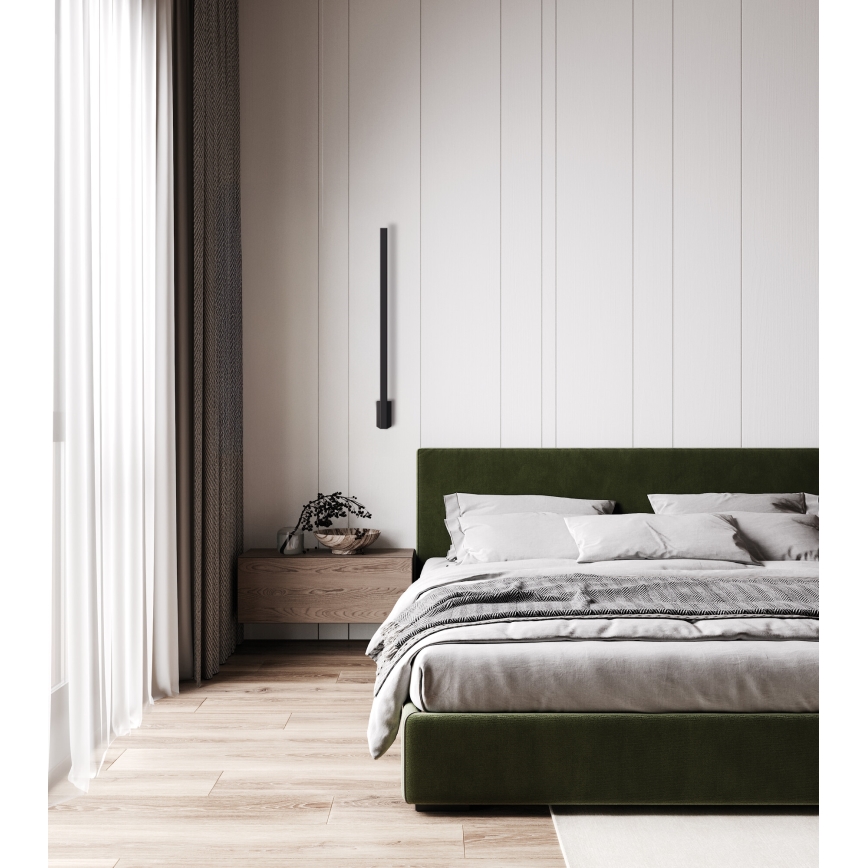 LED-ulkoseinävalaisin YALTE LED/10W/230V 4000K IP54 musta