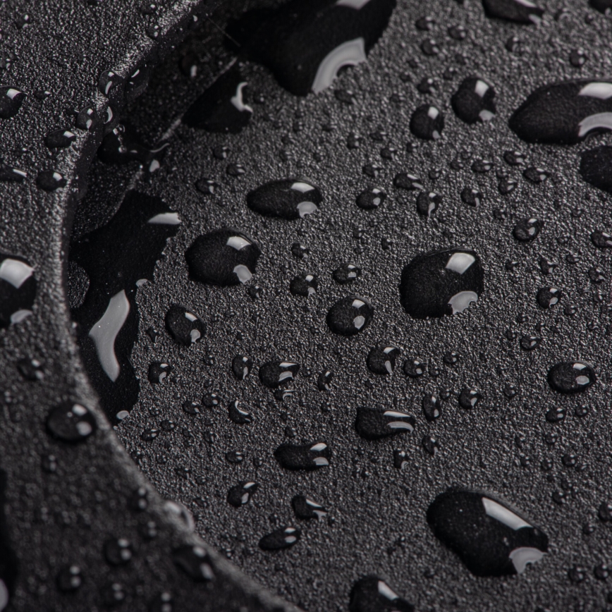 LED porrasvalaisin EXIN LED/2,5W/230V 3000K IP65 musta pyöreä