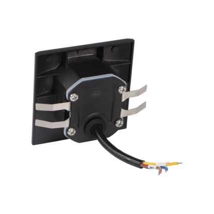 EXIN LED-porrasvalaisin 2,5 W/230 V 3000 K IP65 musta, kulmikas