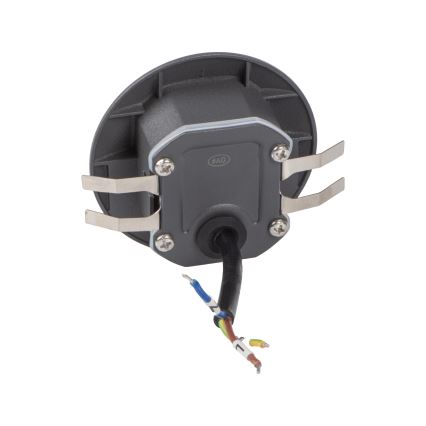 LED-porrasvalaisin liike- ja hämärätunnistimella EXIN LED/2,5W/230V 4000K IP65, pyöreä, antrasiitinharmaa