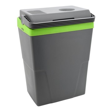 Kannettava jäähdytyslaatikko 22 l 55W/12V/230V harmaa/vihreä