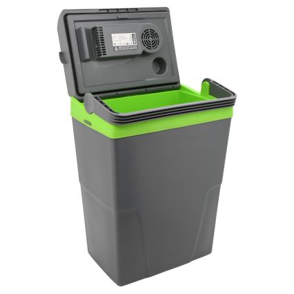 Kannettava jäähdytyslaatikko 22 l 55W/12V/230V harmaa/vihreä