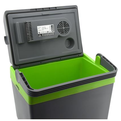Kannettava jäähdytyslaatikko 22 l 55W/12V/230V harmaa/vihreä