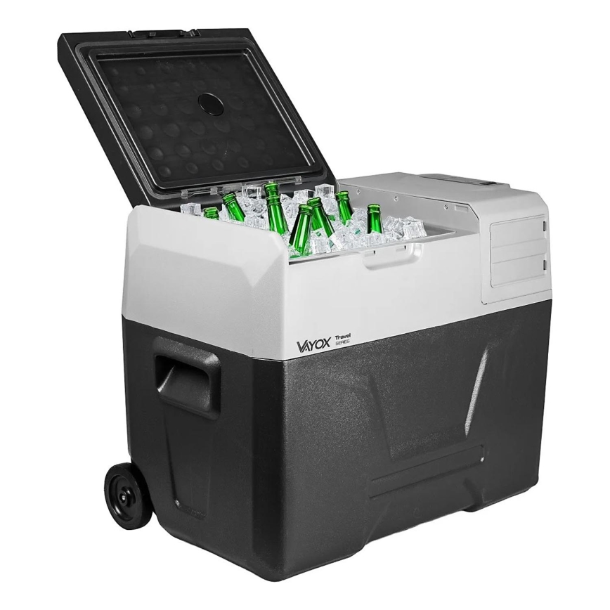 kannettava jääkaappi autoon LCD-näytöllä 40 l 230V/12V/24V musta