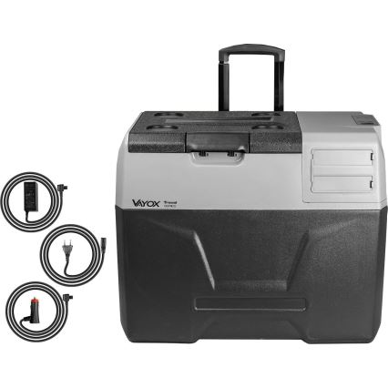 kannettava jääkaappi autoon LCD-näytöllä 40 l 230V/12V/24V musta