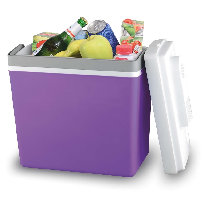 Kannettava kylmälaukku autoon 23 l 55W/12V/230V violetti/valkoinen