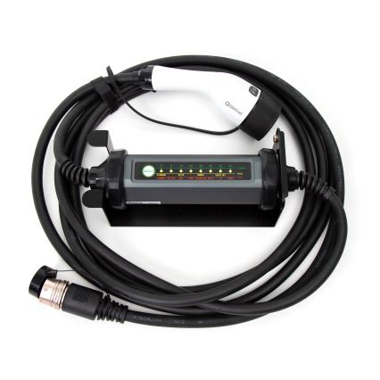 Kannettava laturi sähköautoihin kanssa 4 adapterit Tyyppi 2 32A/480V 22kW 5m IP67