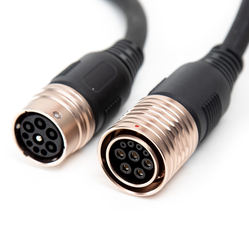 Kannettava laturi sähköautoihin kanssa 4 adapterit Tyyppi 2 32A/480V 22kW 5m IP67