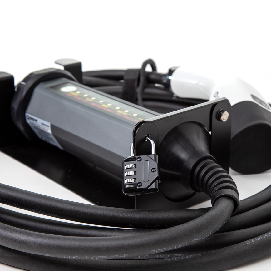 Kannettava laturi sähköautoihin kanssa 4 adapterit Tyyppi 2 32A/480V 22kW 5m IP67