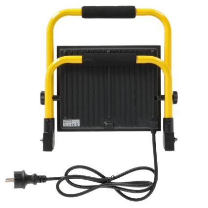 Kannettava LED-valonheitin TIGRA LED/100W/4000K IP54 musta/keltainen