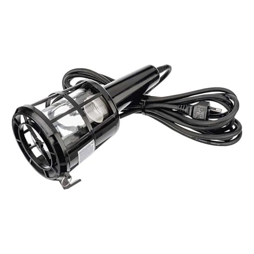 Kannettava pistokelamppu 1xE27/60W/230V