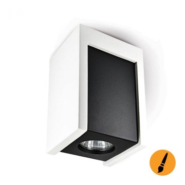 Katon kohdevalo LINDO NERO 1xGU10/25W/230V