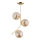 Kattakruunu tangossa LALEN 3xE14/40W/230V beige