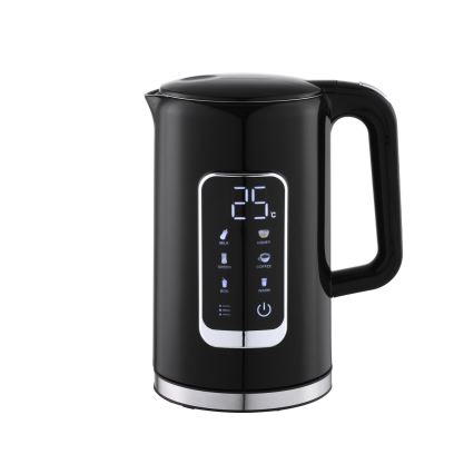 Kattila LCD-näytöllä 1,7 l 2200W/230V musta + matkakuppi 450 ml