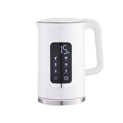 Kattila LCD-näytöllä 1,7 l 2200W/230V valkoinen + matkakuppi 450 ml