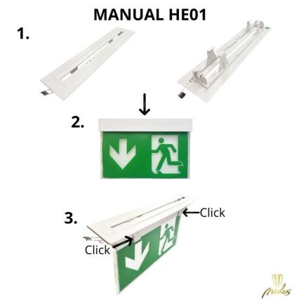 Kattoasennussarja hätävalaisimille