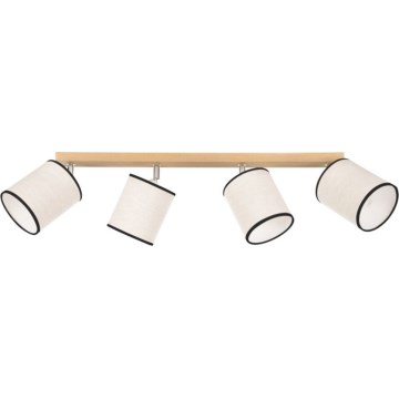Kattokohdevalaisin BOHO 4xE27/25W/230V tammi