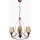 Kattokruunu CLASSIC ketjulla 3xE14/40W/230V pronssi/beige