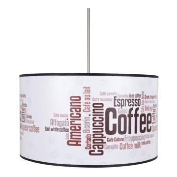 Kattokruunu COFFEE 1xE27/60W/230V