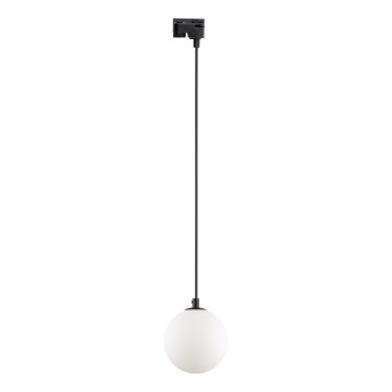 Kattokruunu johdossa 1-vaiheiselle kiskojärjestelmälle TRACER 1xG9/8W/230V musta/valkoinen