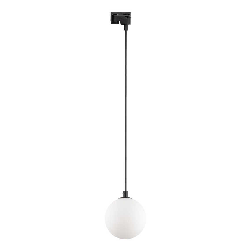 Kattokruunu johdossa 1-vaiheiselle kiskojärjestelmälle TRACER 1xG9/8W/230V musta/valkoinen