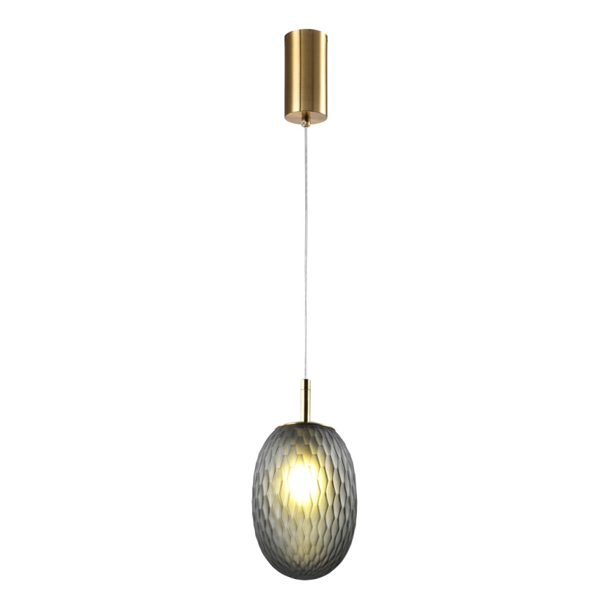 Kattokruunu johdossa 1xE14/25W/230V harmaa halkaisija 15 cm