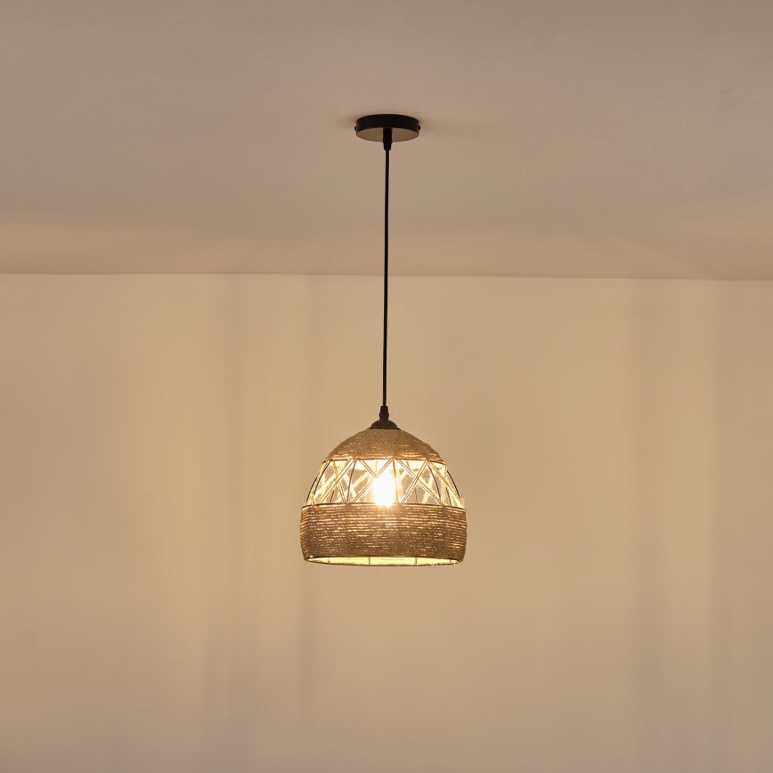Kattokruunu johdossa 1xE27/15W/230V beige