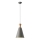 Kattokruunu johdossa 1xE27/15W/230V harmaa halkaisija 20 cm