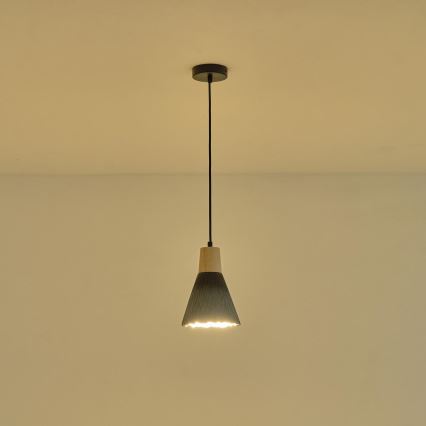 Kattokruunu johdossa 1xE27/15W/230V harmaa