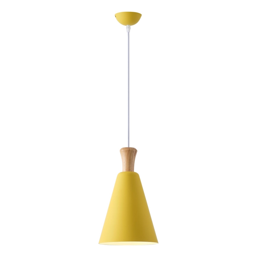 Kattokruunu johdossa 1xE27/15W/230V keltainen halkaisija 20 cm
