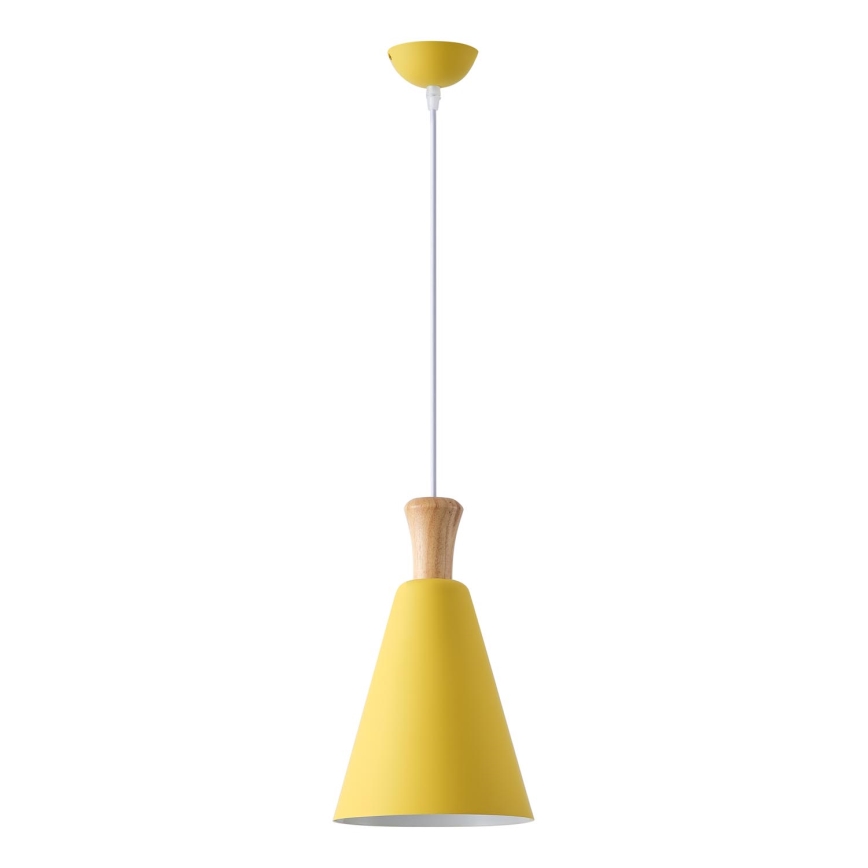 Kattokruunu johdossa 1xE27/15W/230V keltainen halkaisija 20 cm