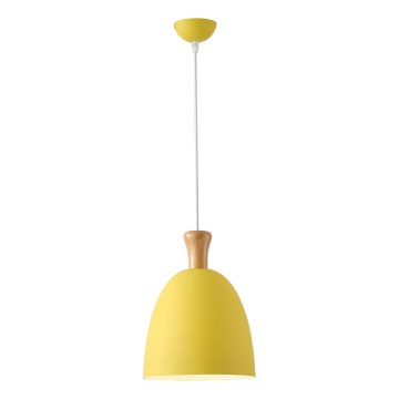 Kattokruunu johdossa 1xE27/15W/230V keltainen halkaisija 23 cm