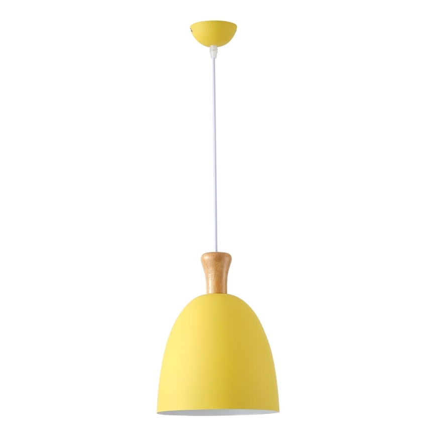 Kattokruunu johdossa 1xE27/15W/230V keltainen halkaisija 23 cm