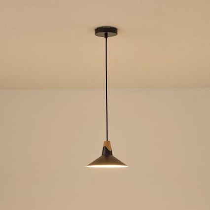 Kattokruunu johdossa 1xE27/15W/230V musta