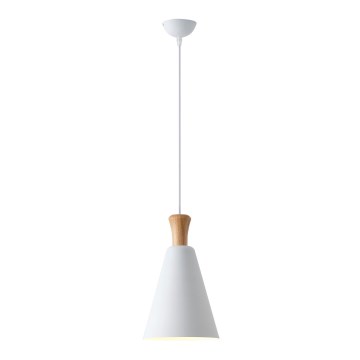 Kattokruunu johdossa 1xE27/15W/230V valkoinen halkaisija 20 cm
