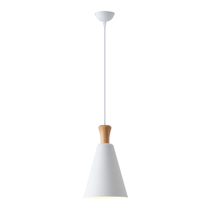 Kattokruunu johdossa 1xE27/15W/230V valkoinen halkaisija 20 cm