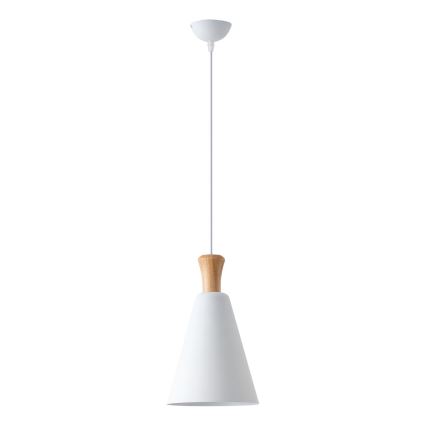 Kattokruunu johdossa 1xE27/15W/230V valkoinen halkaisija 20 cm