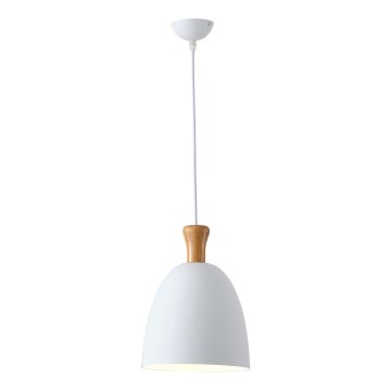Kattokruunu johdossa 1xE27/15W/230V valkoinen halkaisija 23 cm