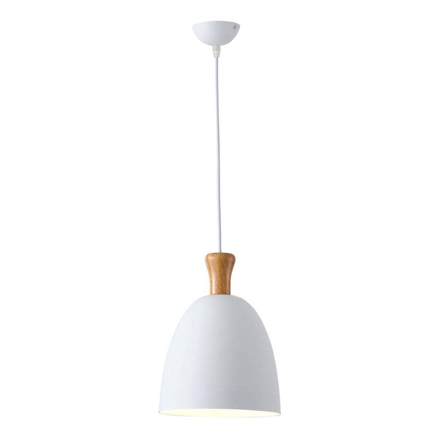 Kattokruunu johdossa 1xE27/15W/230V valkoinen halkaisija 23 cm