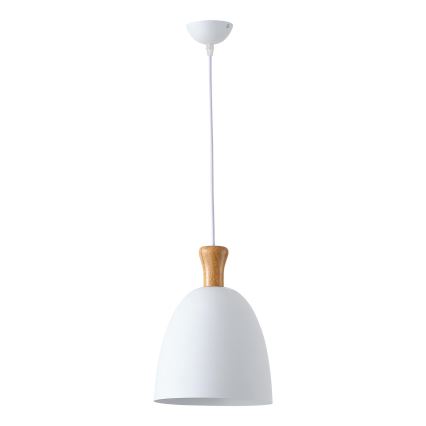 Kattokruunu johdossa 1xE27/15W/230V valkoinen halkaisija 23 cm