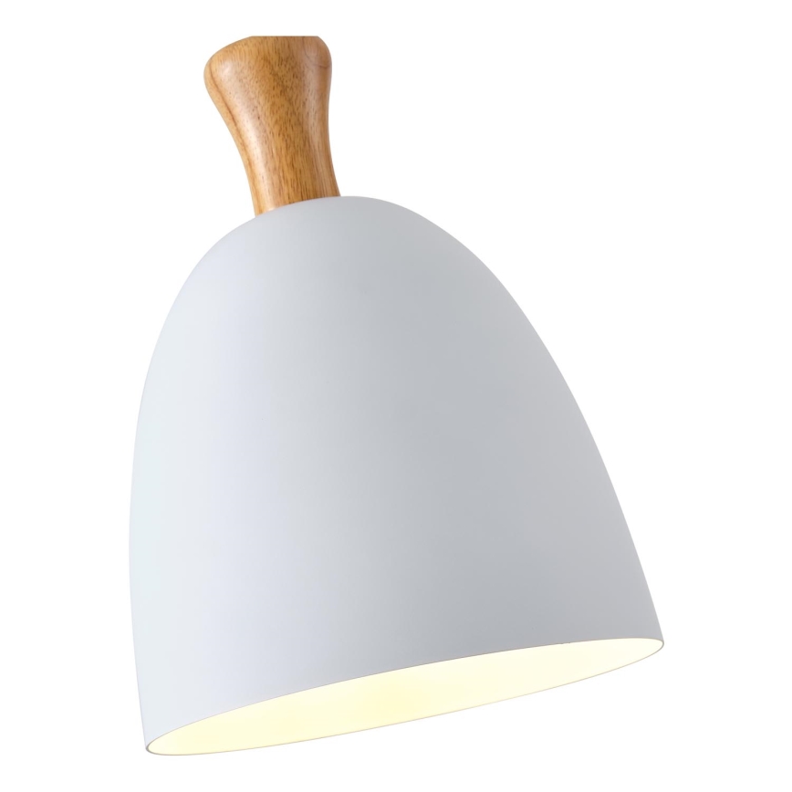 Kattokruunu johdossa 1xE27/15W/230V valkoinen halkaisija 23 cm