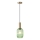 Kattokruunu johdossa 1xE27/15W/230V vihreä 13 cm