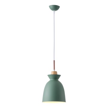 Kattokruunu johdossa 1xE27/15W/230V vihreä halkaisija 19,5 cm